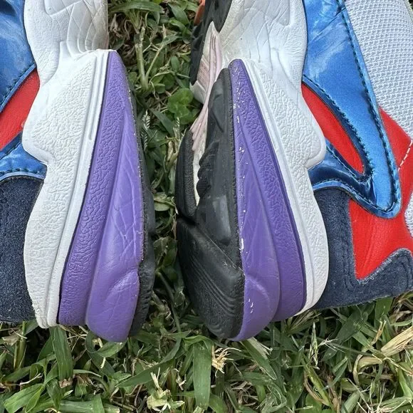 Adidas Originals Women’s Size 6 Shoes Falcon Crystal White Collegiate Navy - Picture 5 of 12